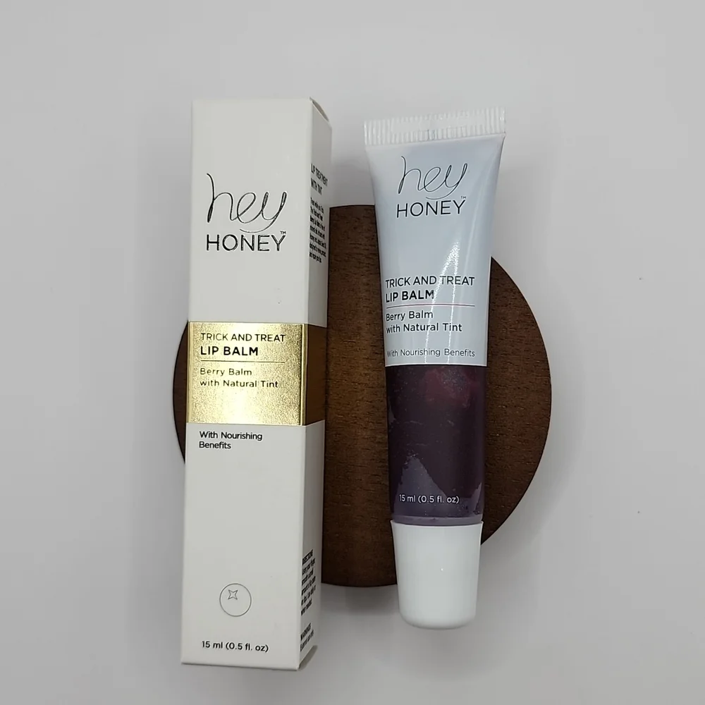 Hey Honey Trick and Treat Lip Balm- Berry Balm with Natural Tint